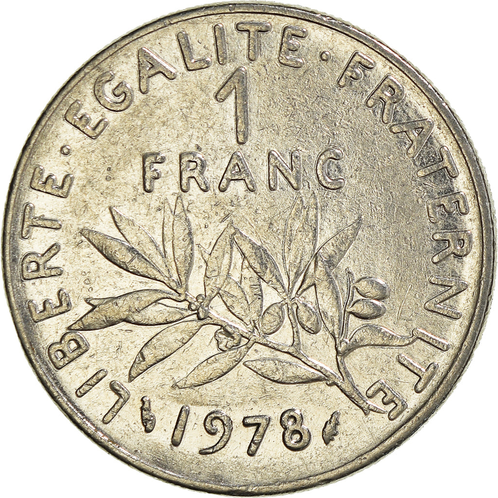 Moeda, França, Franc, 1978