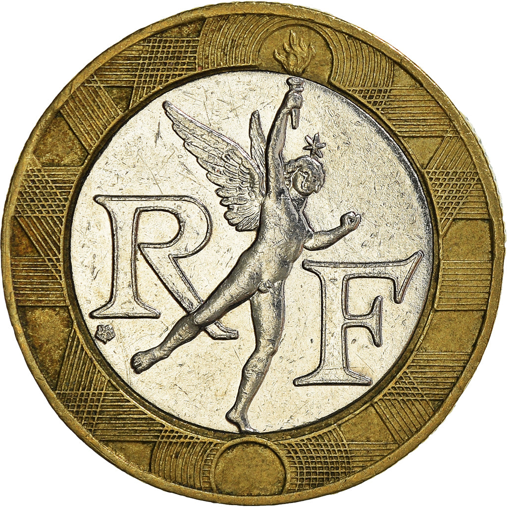 Coin, France, 10 Francs, 1990