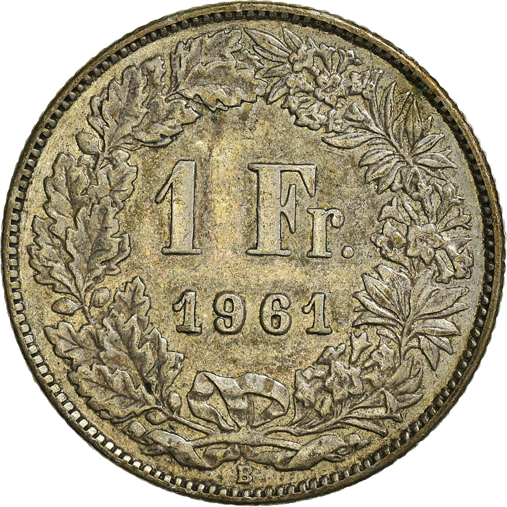 Moneda, Suiza, Franc, 1961