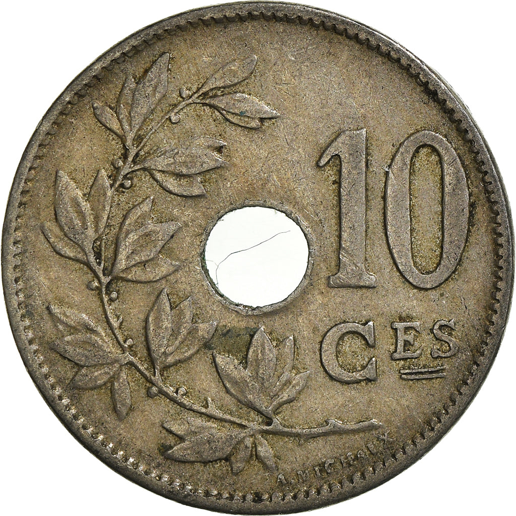 Monnaie, Belgique, 10 Centimes, 1920