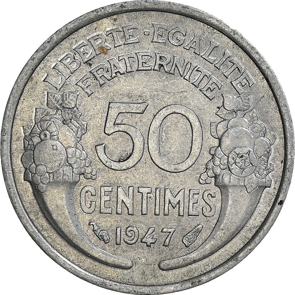 Moneda, Francia, 50 Centimes, 1947
