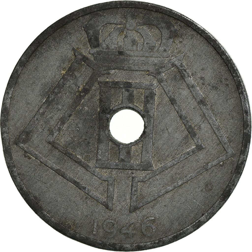 Monnaie, Belgique, 25 Centimes, 1946