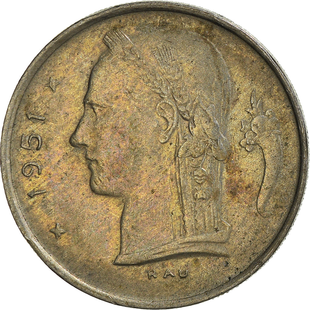 Coin, Belgium, Franc, 1951