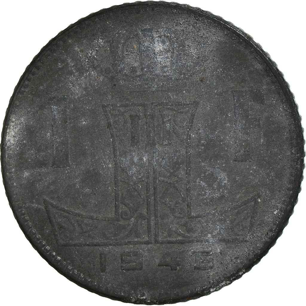 Monnaie, Belgique, Franc, 1945