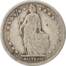Switzerland, Franc, 1880, Bern, F(12-15), Silver, KM:24