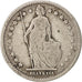 Switzerland, Franc, 1880, Bern, F(12-15), Silver, KM:24
