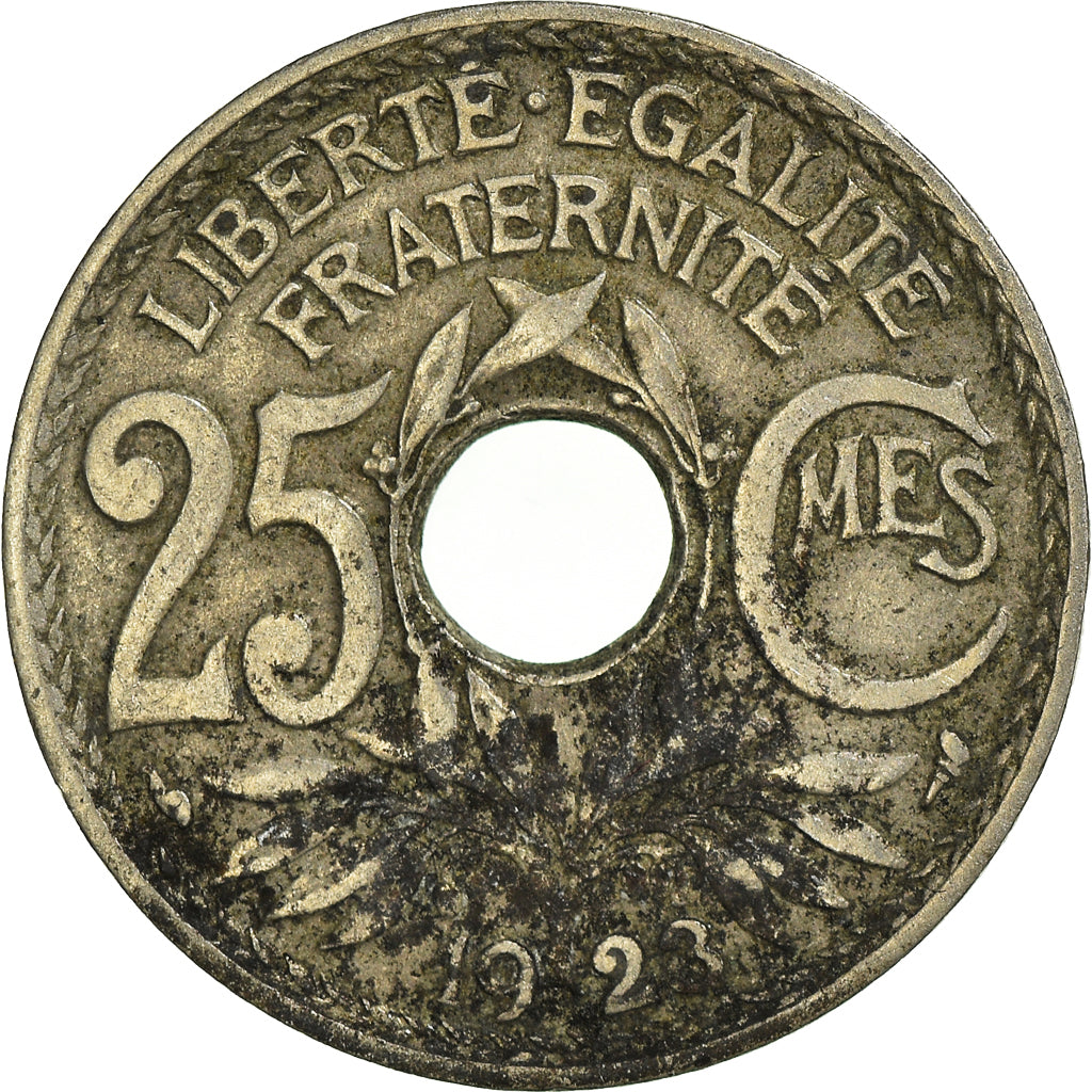 Moeda, França, 25 Centimes, 1923
