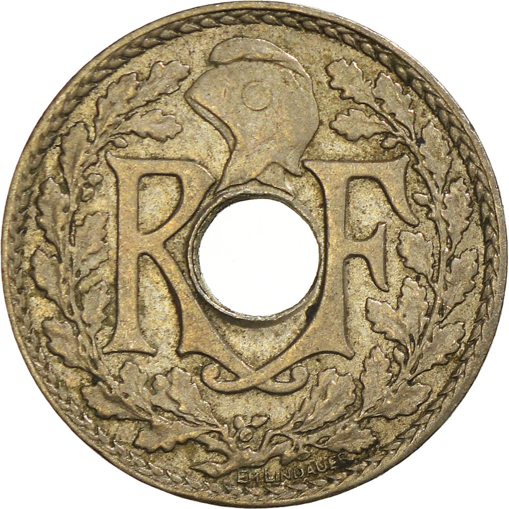 Moneta, Francja, 5 Centimes, 1935