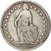 Munten, Zwitserland, Franc, 1886, Bern, FR, Zilver, KM:24
