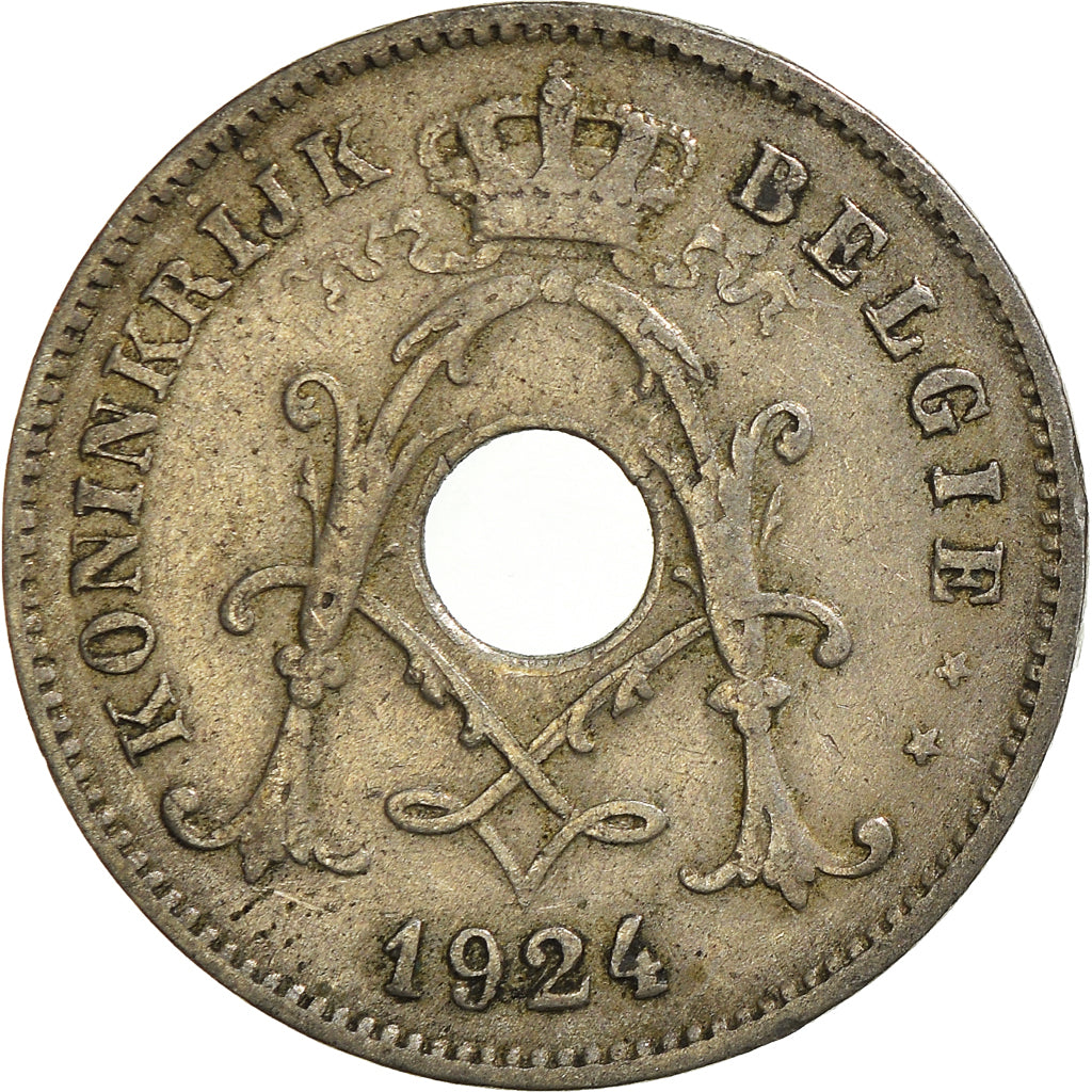 Coin, Belgium, 10 Centimes, 1924