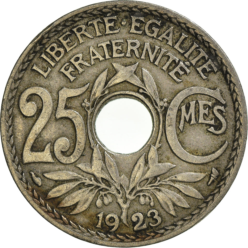 Moeda, França, 25 Centimes, 1923