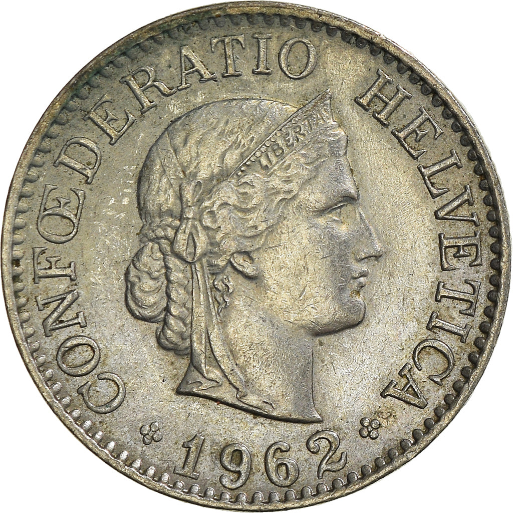 Coin, Switzerland, 10 Rappen, 1962
