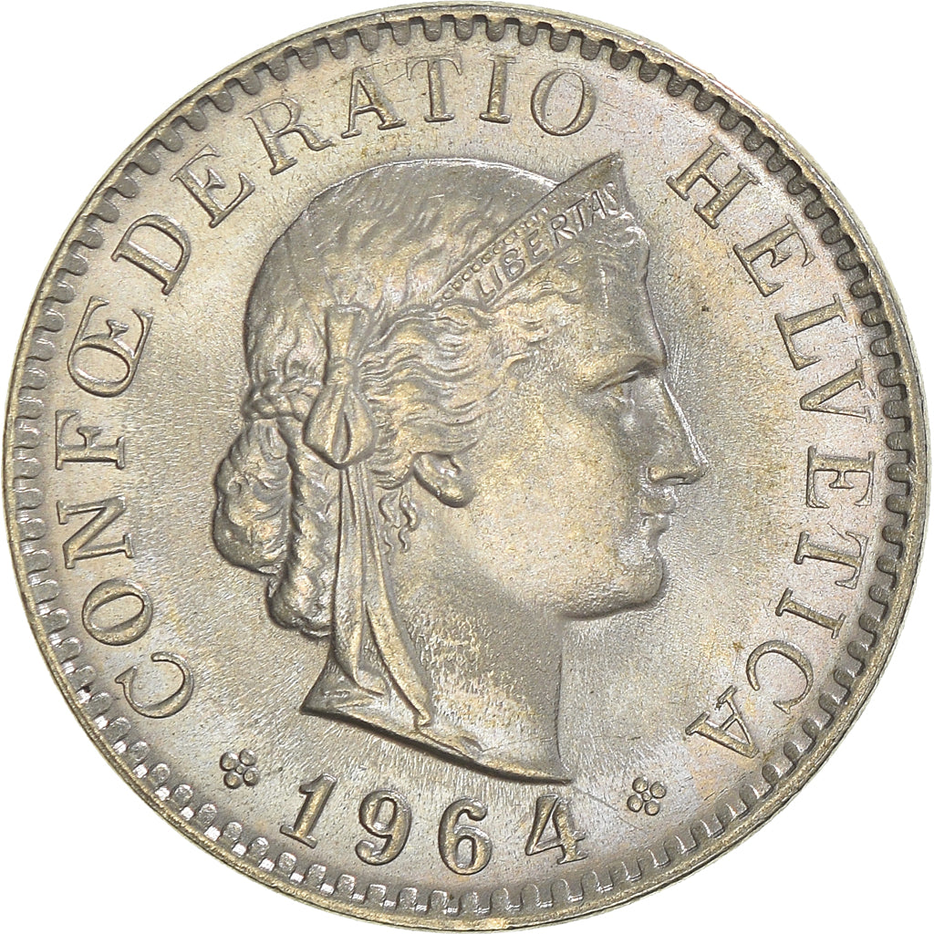 Coin, Switzerland, 20 Rappen, 1964