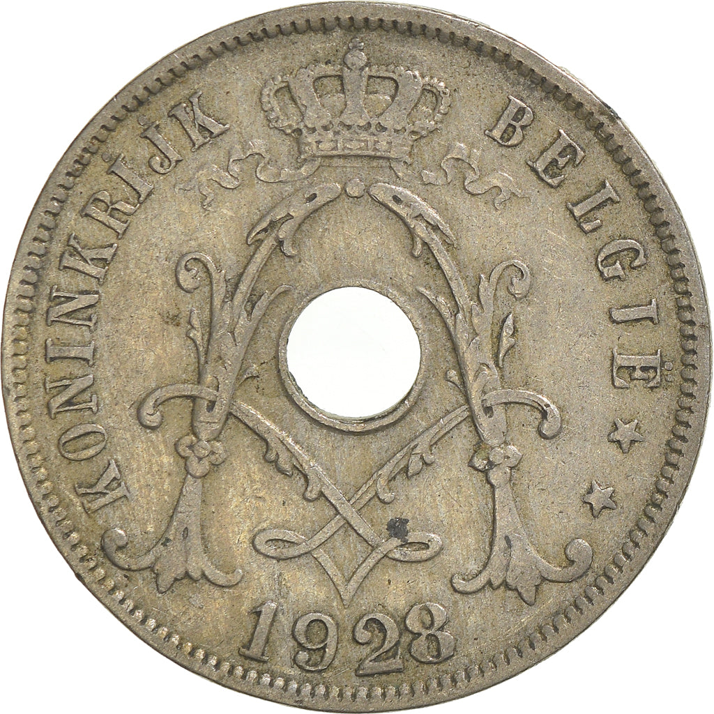 Moneta, Belgia, 25 Centimes, 1928