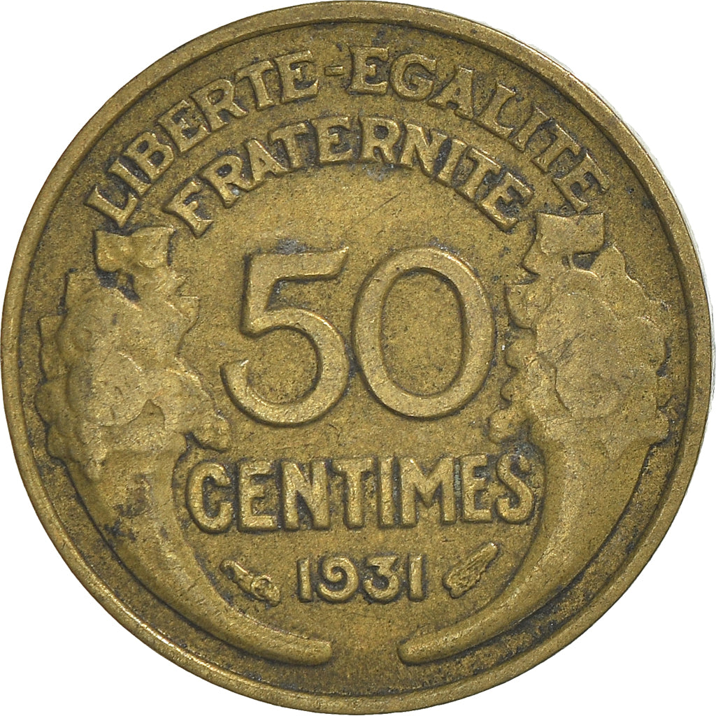 Moneta, Francja, 50 Centimes, 1931