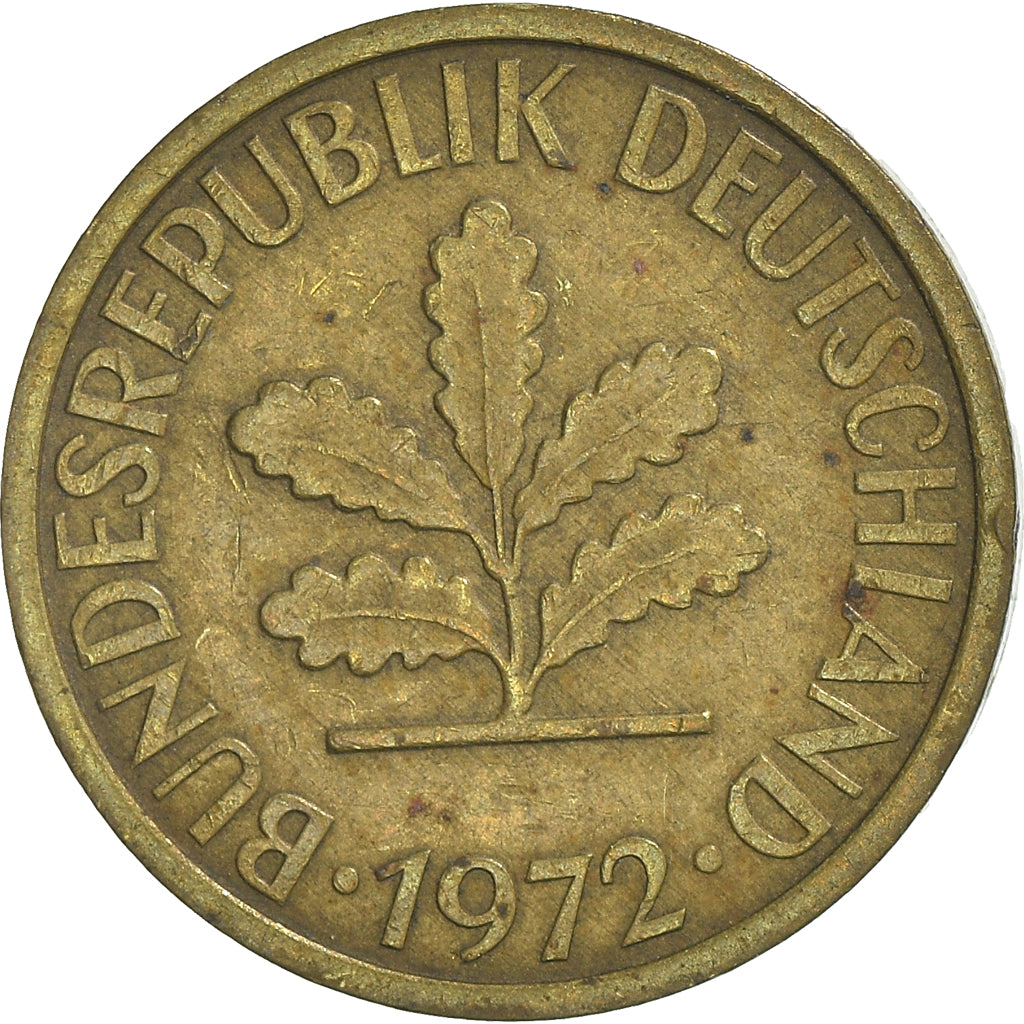 Münze, Bundesrepublik Deutschland, 5 Pfennig, 1972