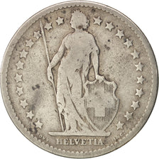 Switzerland, 2 Francs, 1874, Bern, F(12-15), Silver, KM:21