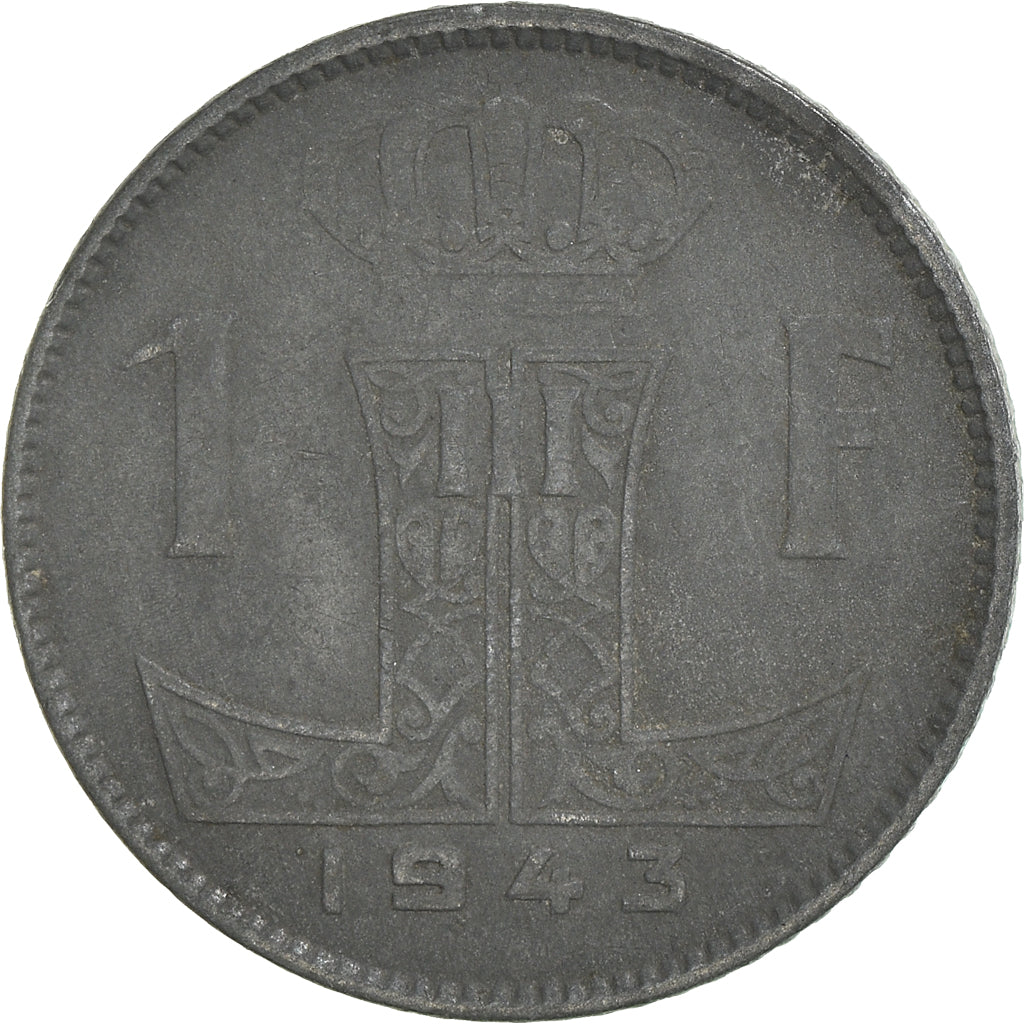 Moeda, Bélgica, Franc, 1943