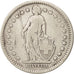 Switzerland, 2 Francs, 1886, Bern, VF(20-25), Silver, KM:21