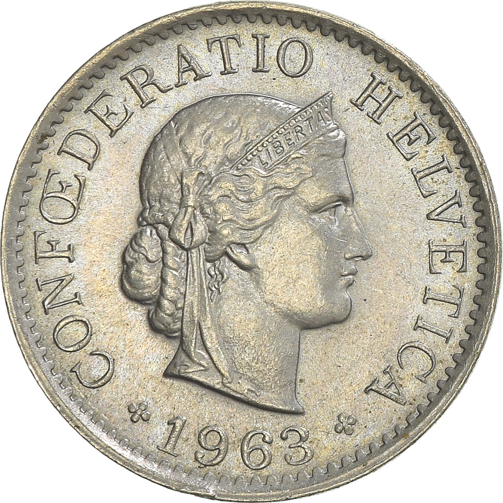 Coin, Switzerland, 5 Rappen, 1963