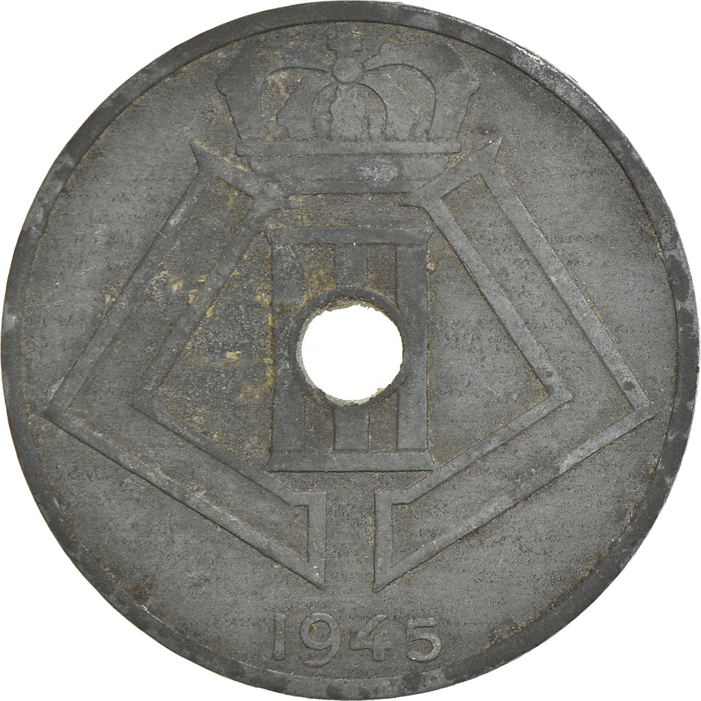 Moneta, Belgio, 25 Centimes, 1945