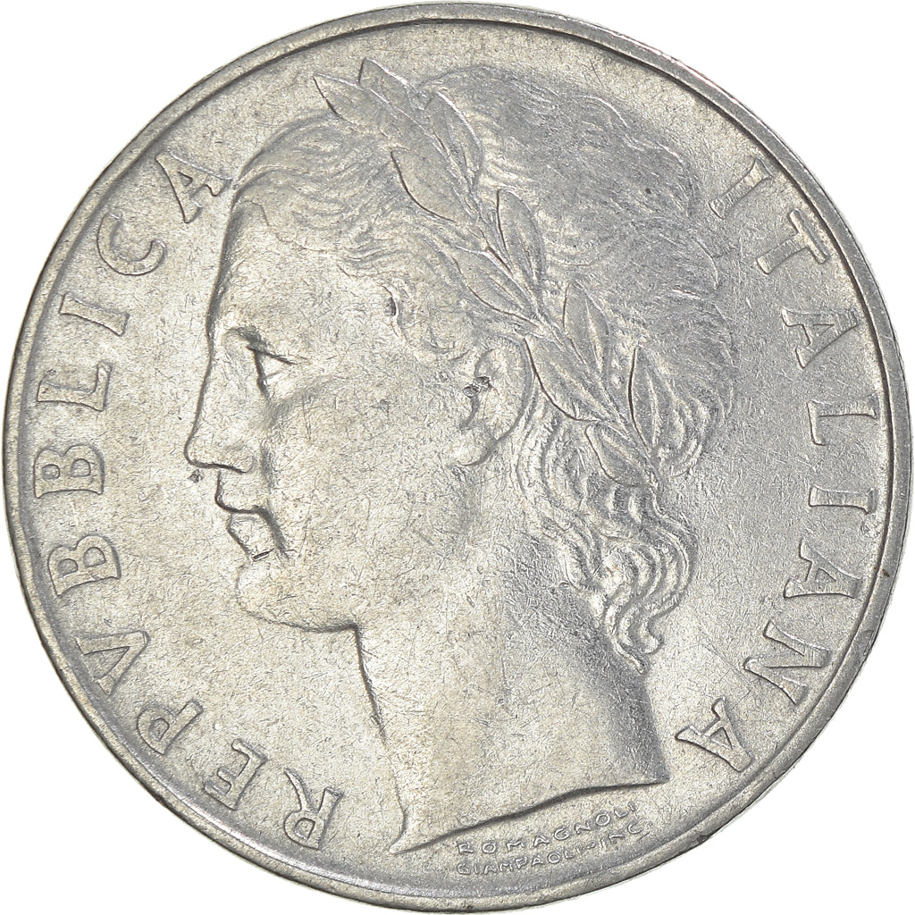 Moneda, Italia, 100 Lire, 1956