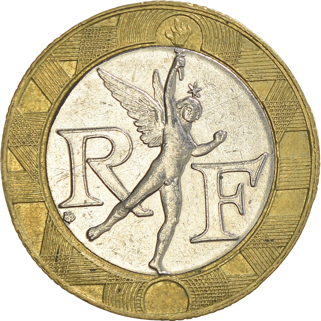 Moneda, Francia, 10 Francs, 1989