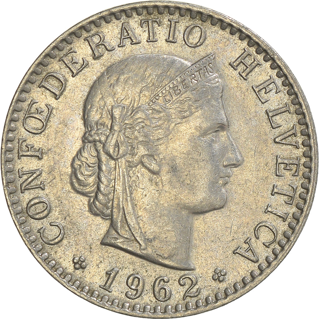 Monnaie, Suisse, 20 Rappen, 1962