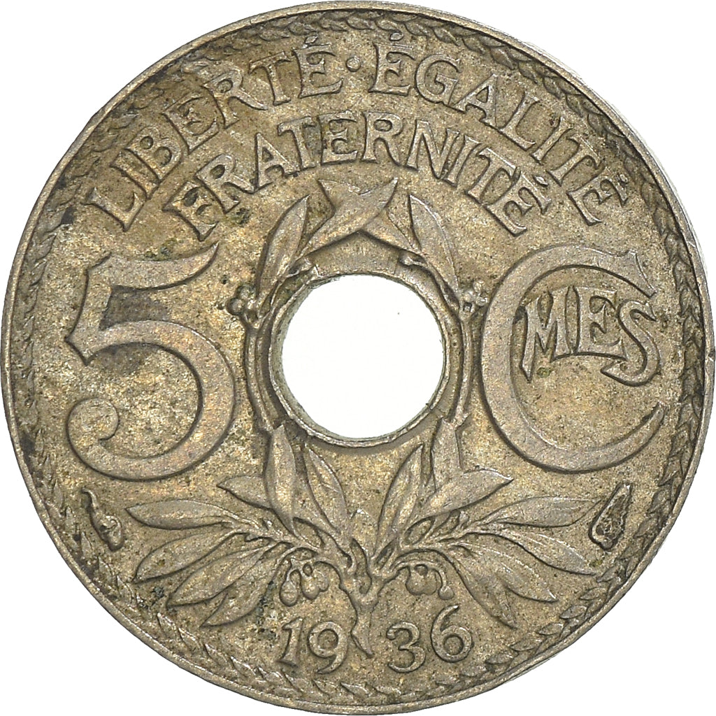 Coin, France, 50 Centimes, 1936