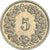 Monnaie, Suisse, 5 Rappen, 1957