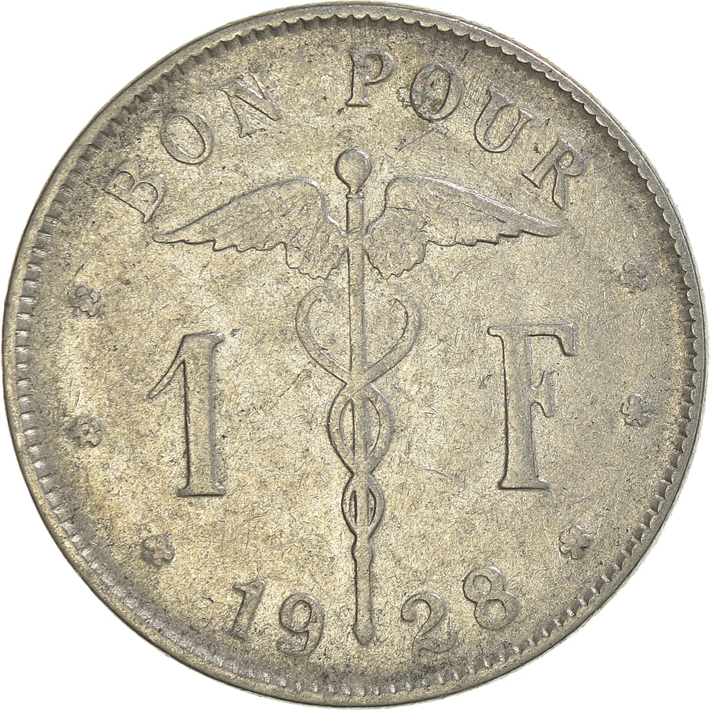 Moneda, Bélgica, Franc, 1928