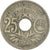 Münze, Frankreich, 25 Centimes, 1921
