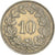 Monnaie, Suisse, 10 Rappen, 1962