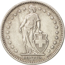 Switzerland, 2 Francs, 1914, Bern, EF(40-45), Silver, KM:21