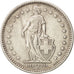 Switzerland, 2 Francs, 1914, Bern, EF(40-45), Silver, KM:21