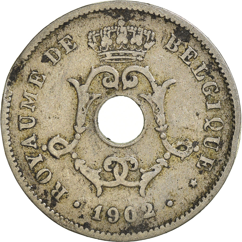 Moeda, Bélgica, 10 Centimes, 1902