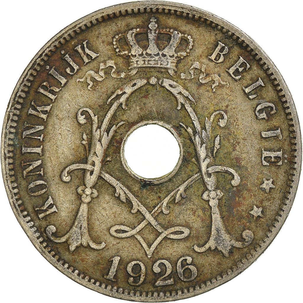 Münze, Belgien, 25 Centimes, 1926