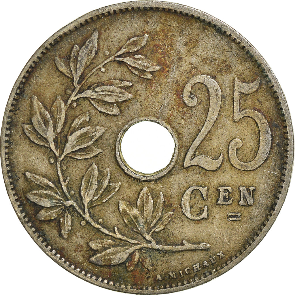 Münze, Belgien, 25 Centimes, 1926