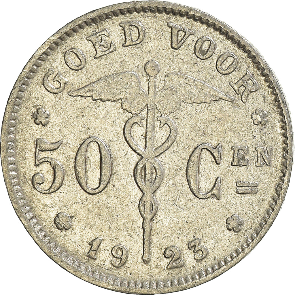 Moneta, Belgia, 50 Centimes, 1923