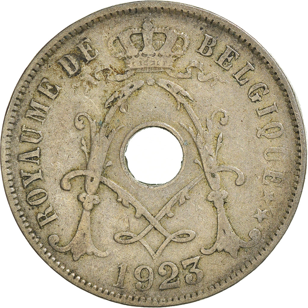 Moneda, Bélgica, 25 Centimes, 1923