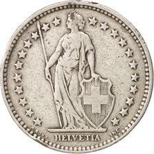 Coin, Switzerland, 2 Francs, 1920, Bern, VF(30-35), Silver, KM:21