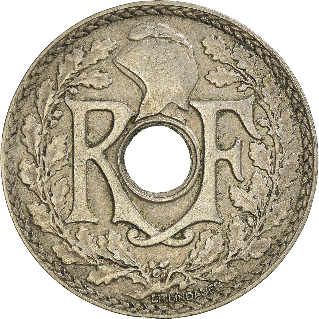 Moeda, França, 25 Centimes, 1920