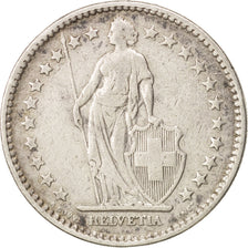 Switzerland, 2 Francs, 1920, Bern, VF(30-35), Silver, KM:21