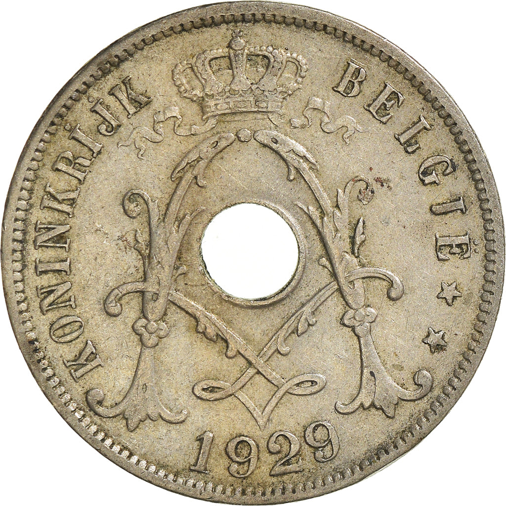 Moneta, Belgia, 25 Centimes, 1929