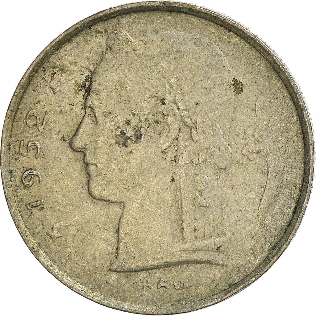 Coin, Belgium, Franc, 1952