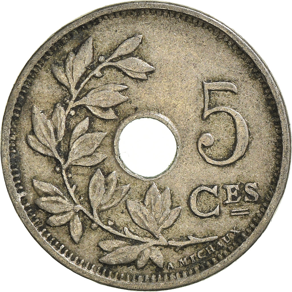 Coin, Belgium, 5 Centimes, 1922