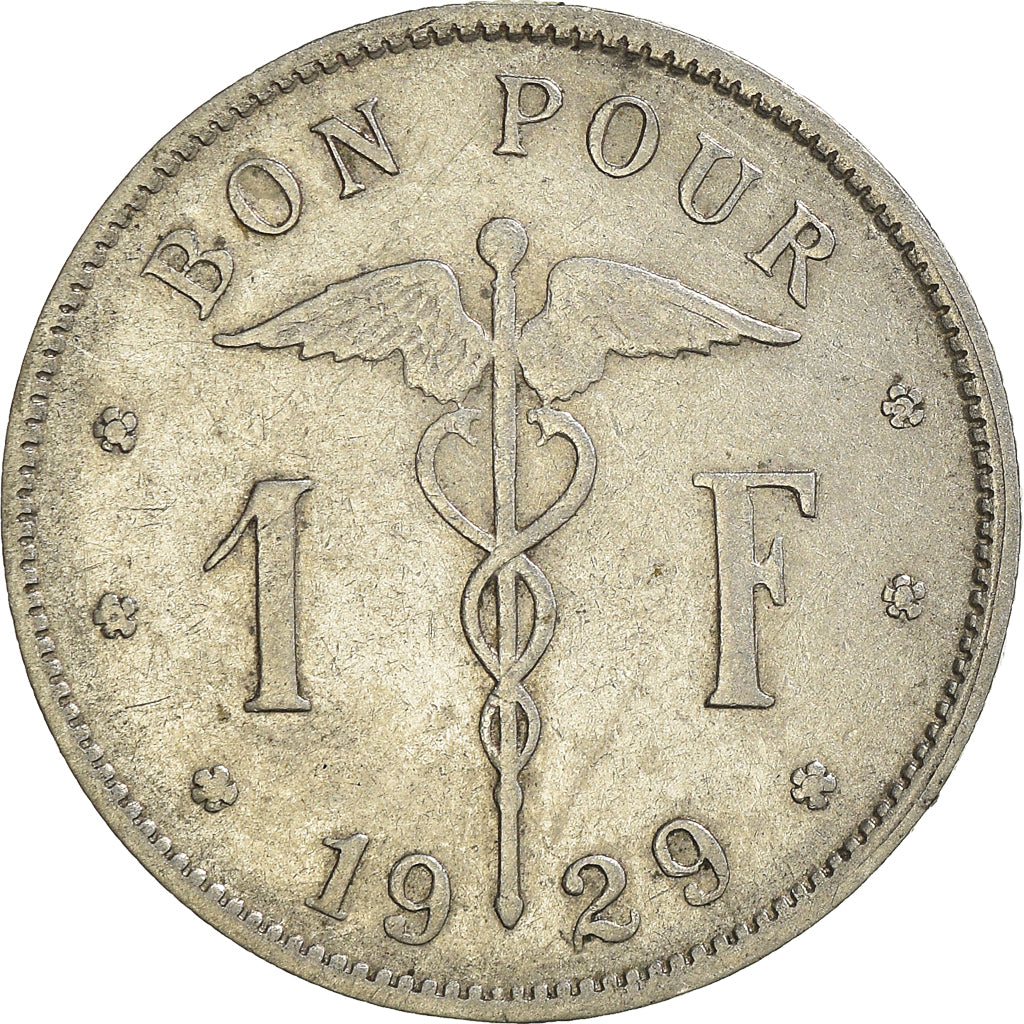 Coin, Belgium, Franc, 1929