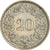 Monnaie, Suisse, 20 Rappen, 1960