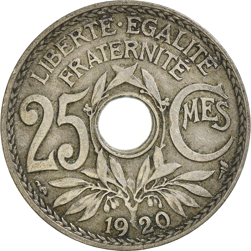 Moneta, Francia, 25 Centimes, 1920