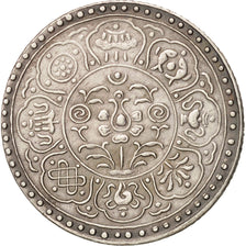 Tibet, Tangka, 1-1/2 Sho, 1953, Tapchi, SUP, Argent, KM:31